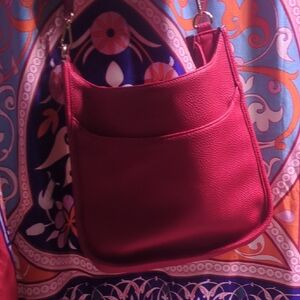 Elegant Red Crossbody Bag